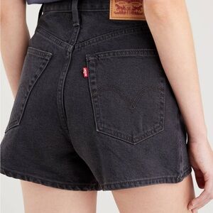 Levi's Women's Black Denim Shorts